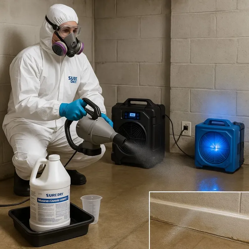 Sanitization and Odor Removal process in Myrtle Grove, FL